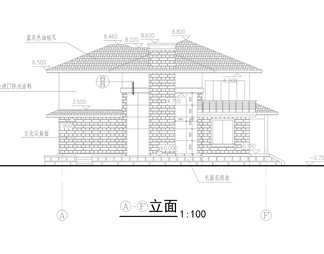 二层360平独栋小别墅建筑图