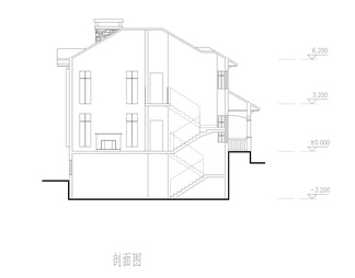 坡地独栋别墅方案设计