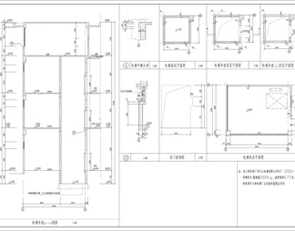 四层厂房建筑施工图