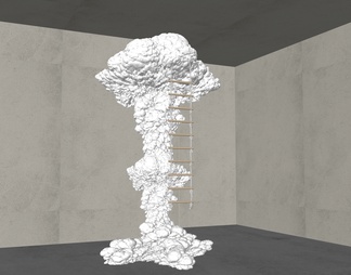 蘑菇云雕塑