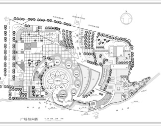 長壽文化艺术中心广场景观详图