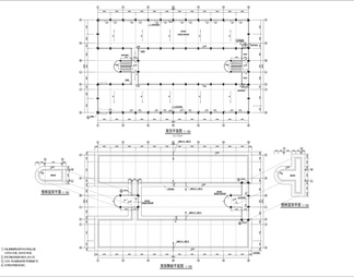 多层宿舍楼食堂建筑图