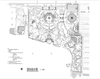 湖滨公园规划平面图铺装图