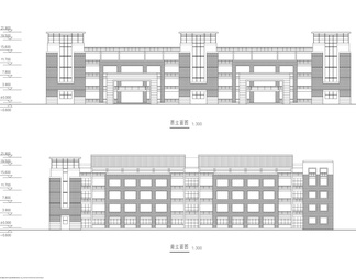 高中教学楼建筑设计图