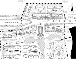 居住区规划平面图
