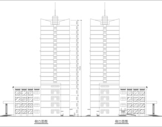 高层酒店建筑图