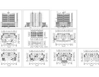 高层酒店建筑图