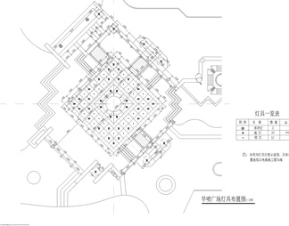 一套旱喷广场的施工图