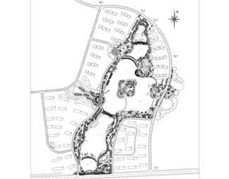 湖滨公园景观规划平面图