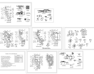 公园茶室建筑结构施工详图