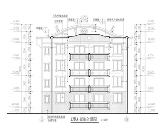 三款经典微派建筑施工详图