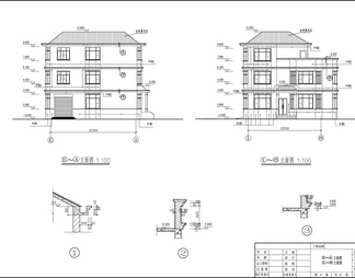 别墅建筑设计 施工图
