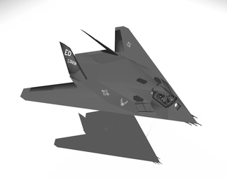 f117隐形攻击机轰炸机