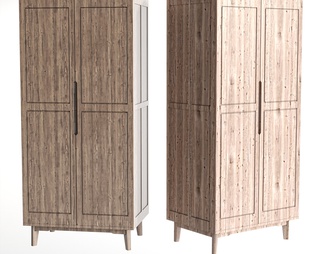 衣柜，装饰柜，储物柜，实木衣柜，两门衣柜