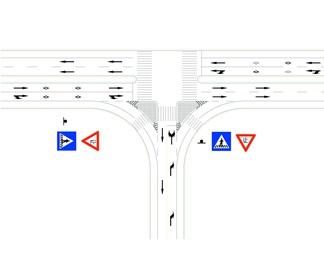 停车场图例和路口标志