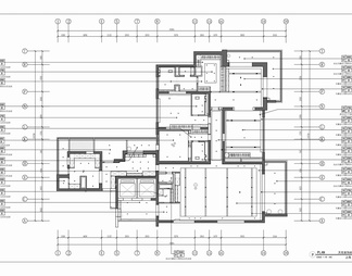 430㎡家装大平层施工图+实景照 家装 豪宅 大平层 样板房 私宅