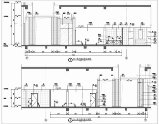 样板区大堂电梯厅公区室内施工图 接待大厅 大堂 公区 电梯厅