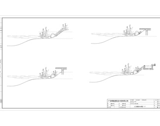 鱼塘养鱼池设计CAD施工图