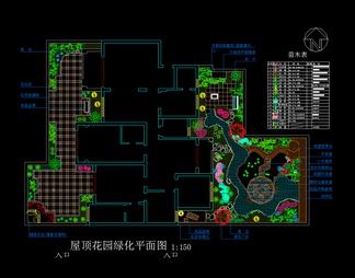 46套屋顶花园CAD图集