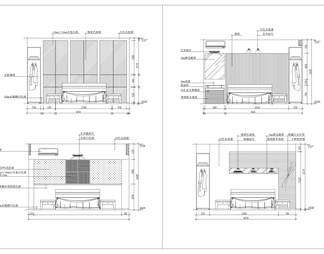 卧室立面装修施工图集