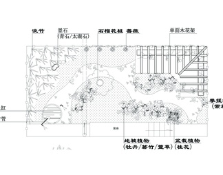 小庭院图纸CAD图