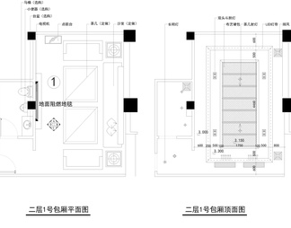 夜总会KTV包房施工详图