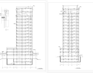 医院病房楼全套建筑图