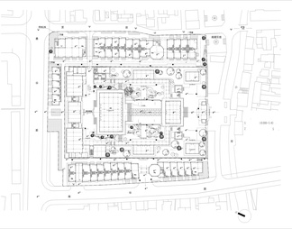 寺庙建筑规划平面图