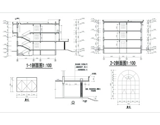 医院科研大楼建筑cad图