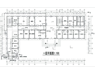 医院科研大楼建筑cad图