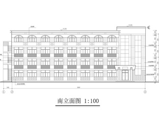 中学学生公寓楼建筑图