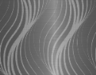 圆形穿孔 黑钛拉丝金属 流动曲线 穿孔铝板PNG贴图