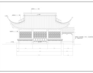 古建茶楼全套建筑图