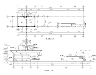 砖混结构小门卫建筑结构图