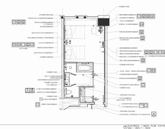 40㎡酒店标准双人间室内施工图 酒店客房 双人间 标准间 标间