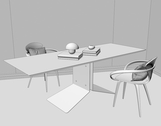 餐桌，长桌，餐桌椅，黑钢