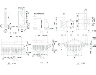 牌楼详图