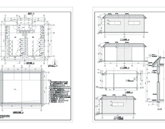 公厕单层砌体结构详图
