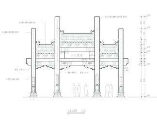 牌楼详图
