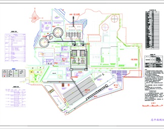 某电厂总平面规划图CAD图