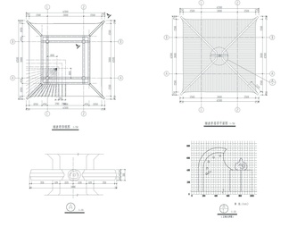 四角亭CAD详图
