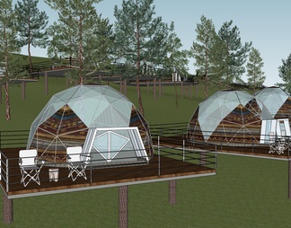 星空帐篷玻璃球露营