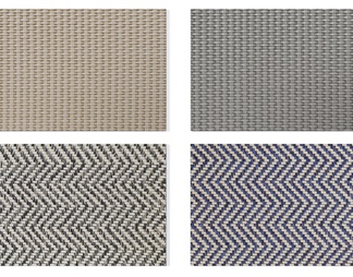灰色编织纹地毯组合