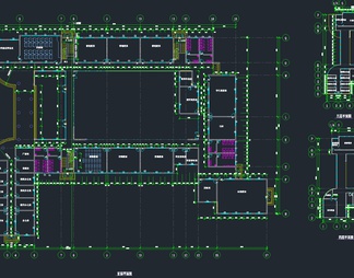 55套教学楼建筑方案CAD施工图