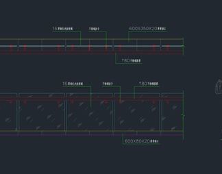 6套精品玻璃栏杆护栏CAD施工图