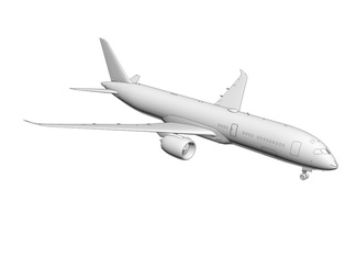 海湾航空波音787-9梦想客机A9C-FA飞机