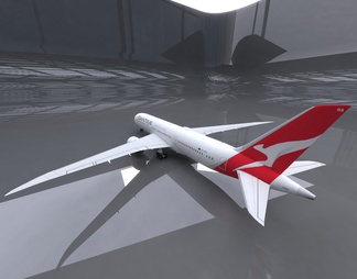 澳洲航空波音787飞机简配版