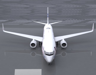 美国联合航空公司波音737飞机简配版