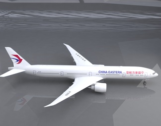 中国东方航空公司波音777客机飞机简配版