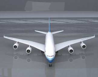 中国南方航空公司空客A380客机飞机